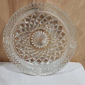 Vintage Wexford Anchor Hocking Cigar Cigarette Ashtray 8.5” heavy glass